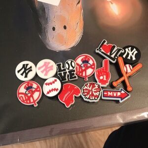 Unisex New York Yankees Jibbitz